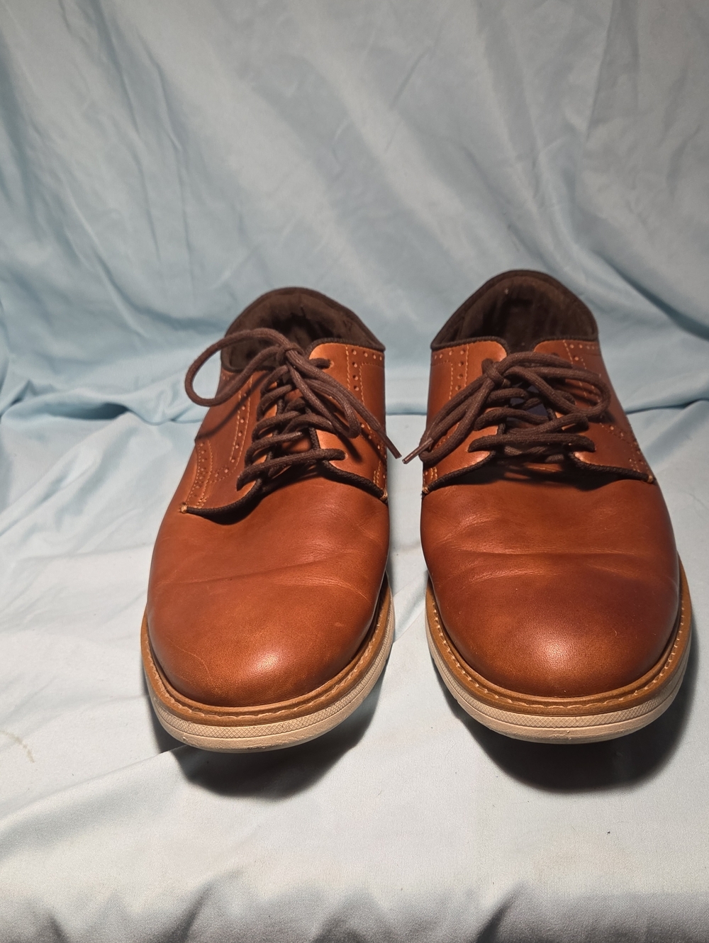 Cole Haan Grand 360 Chestnut Brown Leather Derby Shoes 11.5